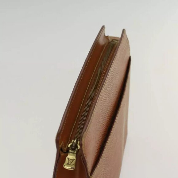 LOUIS VUITTON Epi Pochette Homme Clutch Bag Brown M52528 LV Auth th3897 - Picture 6 of 15